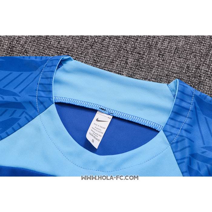 Chandal del Inglaterra 2022-2023 Manga Corta Azul - Pantalon Corto